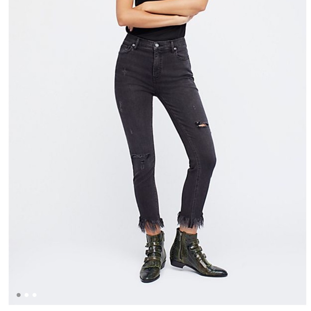 Free people black jeans